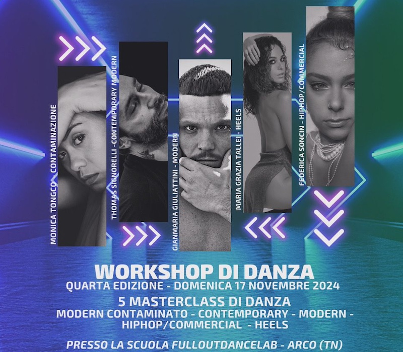 All star workshop 4 edizione full out dance lab arco trento